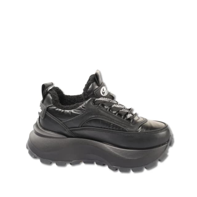 Buffalo Womens Trainers Buffalo Manhatten WNTR Lo Warm Noir Female 41