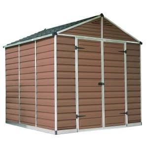 Palram SkyLight Shed 8 x 8 - Amber