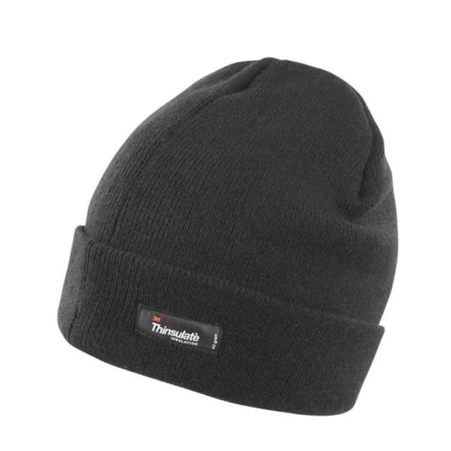 Result Result Men Thinsulate Winter Hat in Black One Size Male 5063425977413