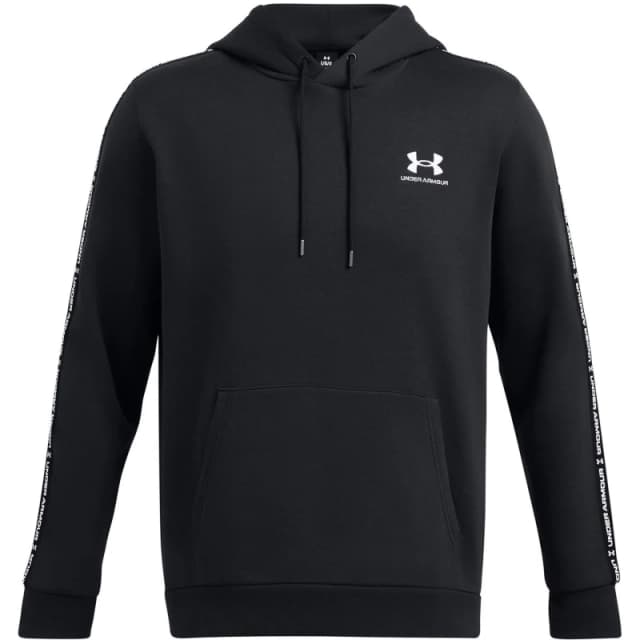 Under Armour Icon Fleece Taping Hoodie Mens Black male S
