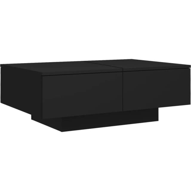 VIDAXL Coffee Table Black 90x60x31cm Engineered Wood Vidaxl 8720286587157