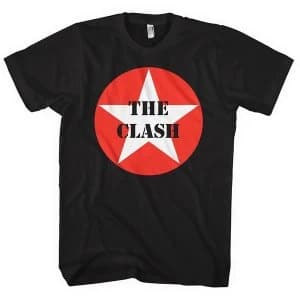The Clash - Star Badge Mens X-Large T-Shirt - Black