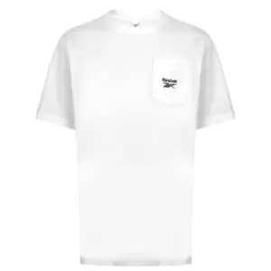 Reebok Pocket T-Shirt Mens - White