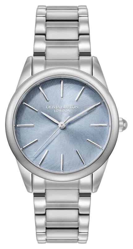 Olivia Burton 24000235 Glowful (34mm) Blue Dial / Stainless Watch
