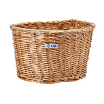 Adie 16" D-shape Wicker Basket