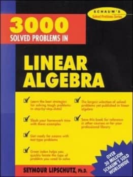 3000 Solved Problems in Linear Algebra by Seymour Lipschutz Paperback