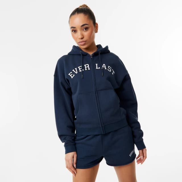 Everlast Applique Logo Hoodie Womens - Blue Blue 8
