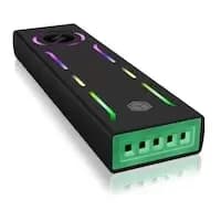 IcyBox USB 3.1 RGB M.2 NVMe SSD External Enclosure