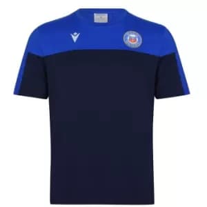 Macron Bath Poly T Shirt Mens - Blue