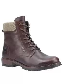 Cotswolds Minety Lace Up Ankle Boots, Brown, Size 4, Women