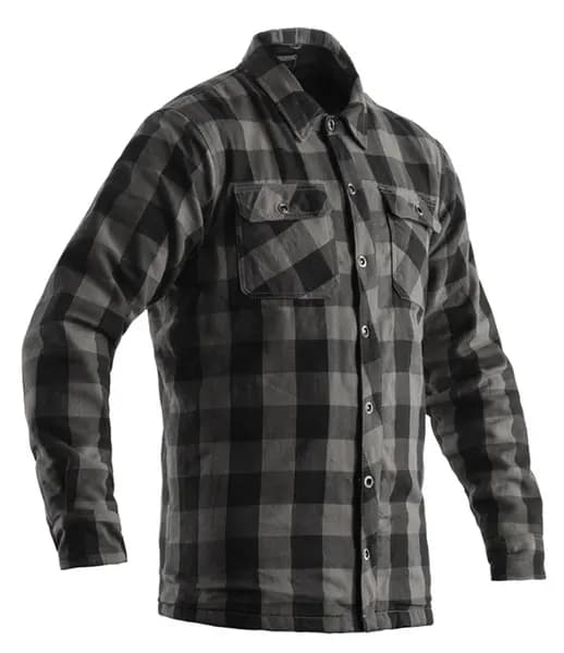 RST Lumberjack CE Textile Shirt Men Dark Gray Size 38