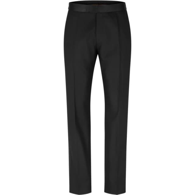 Boss Mens H Genius Tux Straight Leg Trousers Black male 30W R