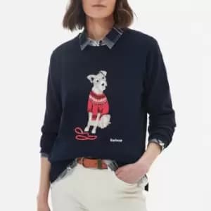 Barbour Fareham Cotton and Cashmere Jumper - UK 10