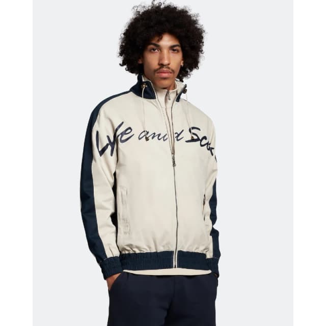 Lyle and Scott Panelled Sport Jacket White male XS