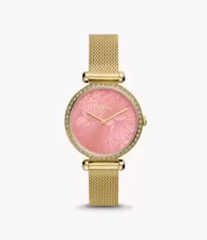 Fossil Women Tillie Three-Hand Gold-Tone Stainless Steel Watch
