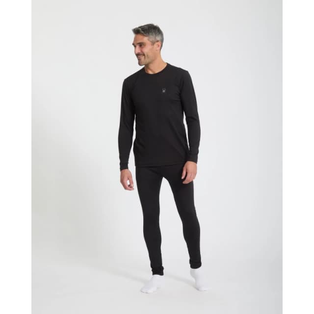 Spyder Mens Baselayer Set Black male Small