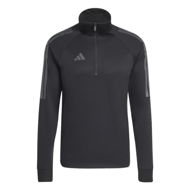 adidas Sereno Long Sleeve Zip Top Mens Black/Grey male XS