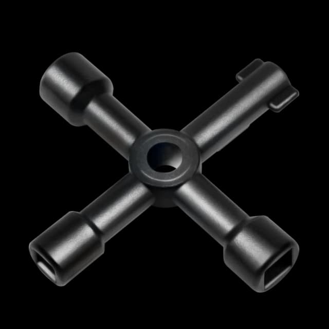 LogiLink Universal cross key wrench for control cabinets and shut-off
