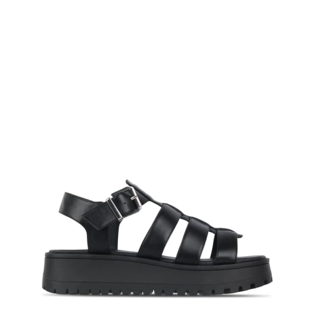 Jack Wills Gladiator Sandals Womens Black female 3 (36)