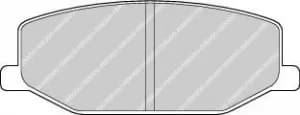 Ferodo FDB396 Brake Pad Set Front Axle Premier Car