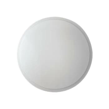 Fan Europe Ego - LED Dimmable Round Flush Ceiling Lamp, White Stardust, 3000- 4000-6000K