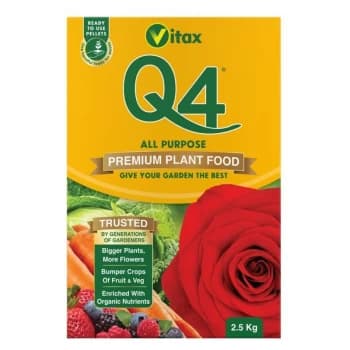 Q4 Fertiliser Pelleted 2.5kg - 6QF253 - Vitax