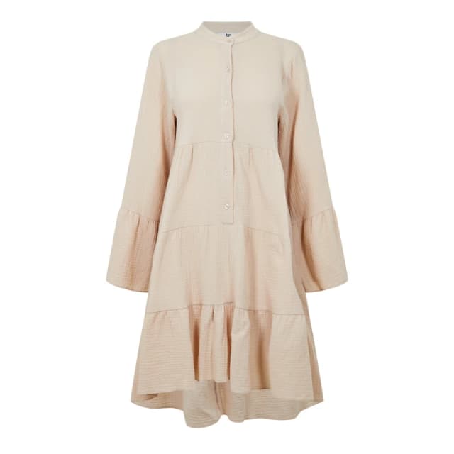 Be You Tiered Smock Dress - Neutral Neutral 8 - 10