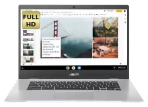 ASUS CX1500 15.6" Celeron 4GB 128GB Chromebook - Silver