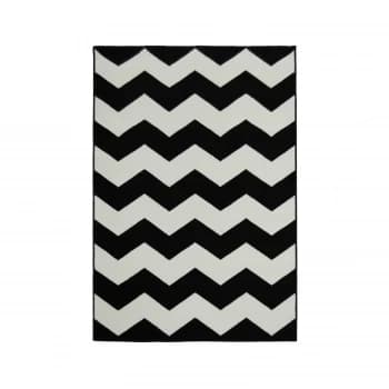 Maestro Chevron Monochrome Rug - 160 x 230cm