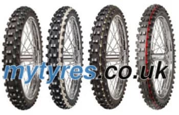 Mitas C-19 ( 2.50-12 TT 37M Compound Interm. Terrain, Front wheel, red )