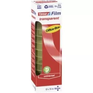 tesa OFFICE-BOX 57401-00002-03 Tesa film Transparent (L x W) 10 m x 12mm 12 pc(s)