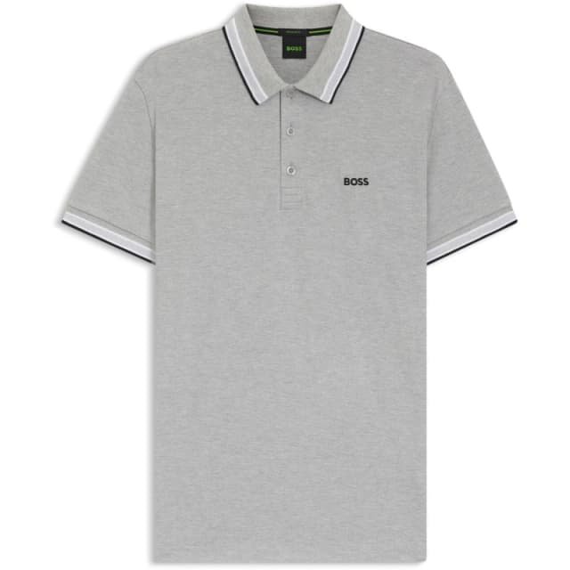 Boss Mens HBG Paddy Euro Polo Shirt Silver male M