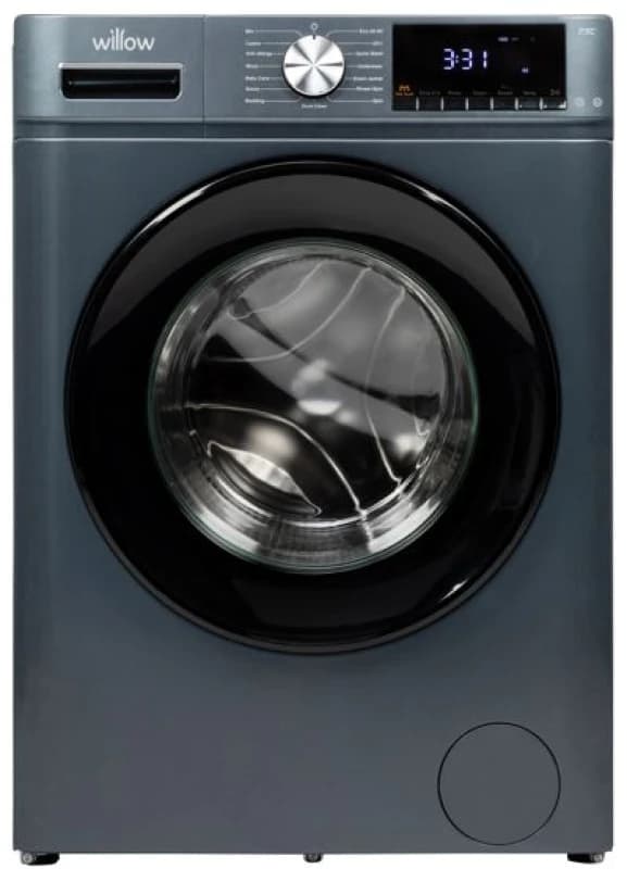 Willow 8kg 1400 Spin With BLDC Inverter System Washing Machine in Grey Grey Unisex
