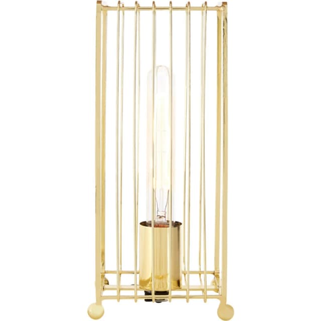 Premier Housewares Interiors by Premier Deco Table Lamp with EU Plug Gold
