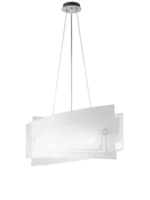 CONCEPT 4 Light Pendant Ceiling Light White 60x20x30cm