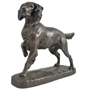 Springer Spaniel by David Geenty Cold Cast Bronze Sculpture