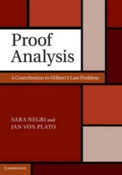 Proof Analysis by Sara Negri Hardback