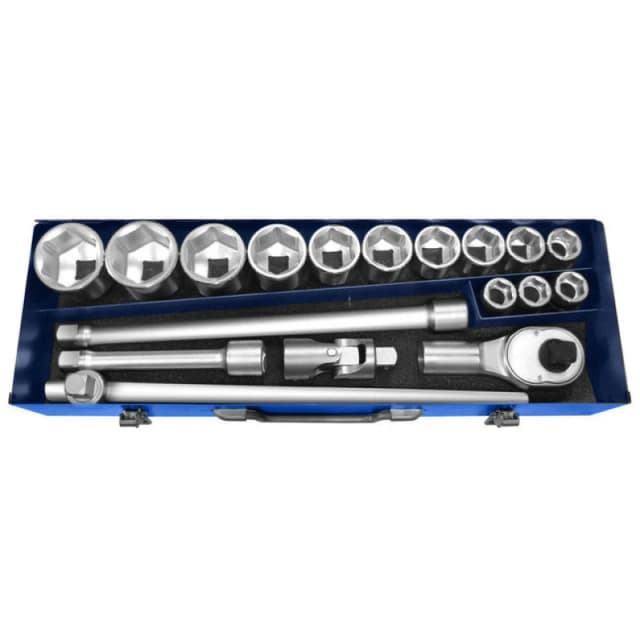 Expert by Facom 20 Piece 3/4" Drive Hex Socket Set Metric E194683 Drive: 3/4"