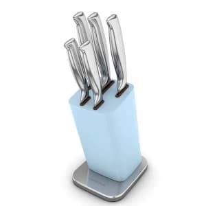 Morphy Richards Special-Edition 5 Piece Knife Block Set - Azure