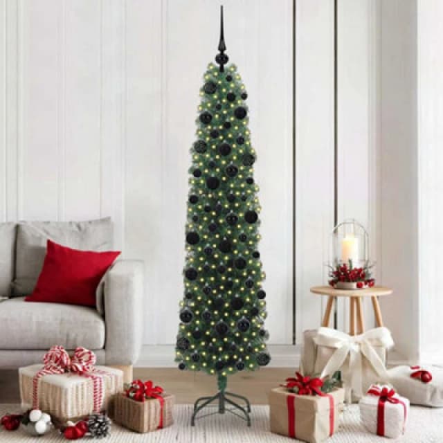 Vidaxl Artificial Christmas Tree With 300 Leds With Stand Green 180 Cm