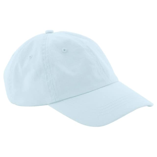 Beechfield Low Profile Baseball Cap in Light Blue Light Blue Unisex One Size
