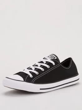 Converse Chuck Taylor All Star Dainty - Black/White, Size 4, Women