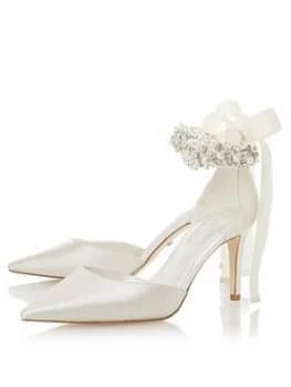 Dune London Bridal Churches Heeled Shoes - Ivory