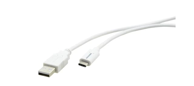 Kramer Electronics C-USB/CA-10 USB cable USB 2.0 3m USB C USB A White