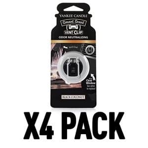 Black Coconut (Pack Of 4) Yankee Candle Smart Scent Vent Clip