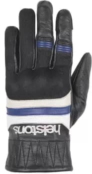 Helstons Bull Air Summer Motorcycle Gloves, black-white-blue, Size 3XL, black-white-blue, Size 3XL