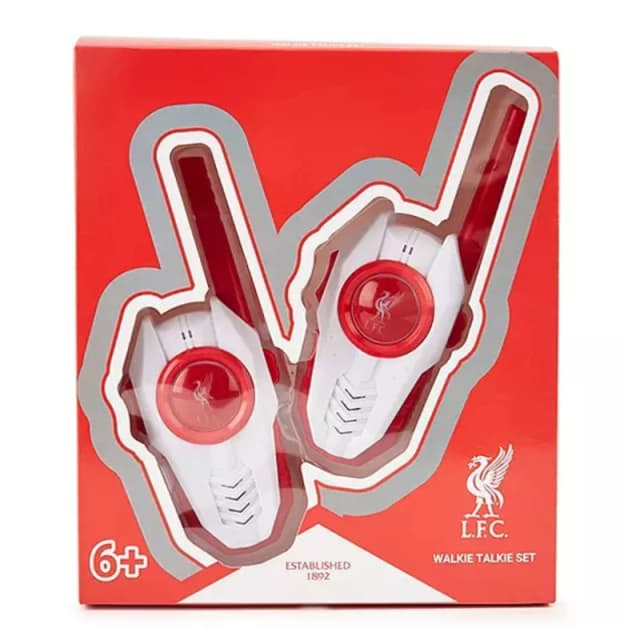Liverpool FC Liverpool FC Walkie Talkie Set Childrens Toys 15.5cmX6cm White and Red 77738708000