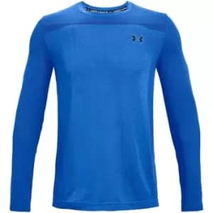 Under Armour Armour Seamless Long Sleeve T Shirt Mens - Blue