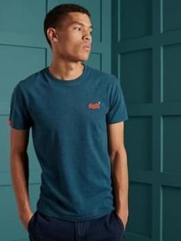 Superdry Orange Label Vintage T-Shirt - Blue Size M Men