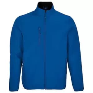 SOLS Mens Falcon Recycled Soft Shell Jacket (L) (Royal Blue)